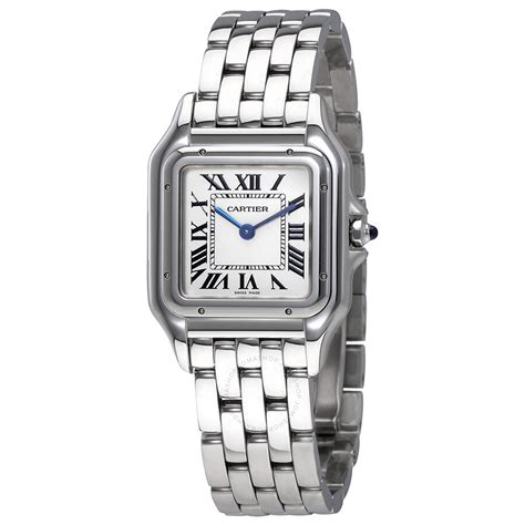 silver cartier watch womens|cartier watches women price list.